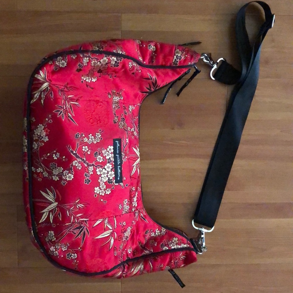 Petunia Pickle Bottom silk diaper bag